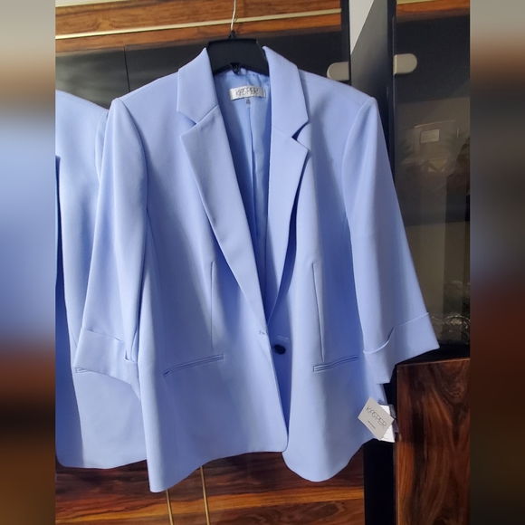 NWT Kasper Woman Light Blue Color Jacket; Lined; Szs 18W & 20W; $55 Each. - Picture 12 of 13